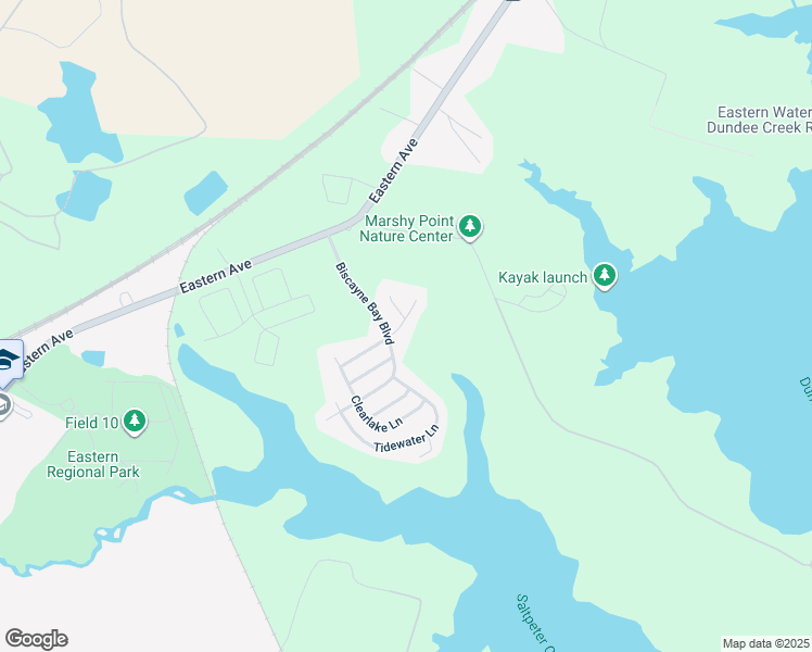 map of restaurants, bars, coffee shops, grocery stores, and more near 13 Tamarac Trail in Middle River