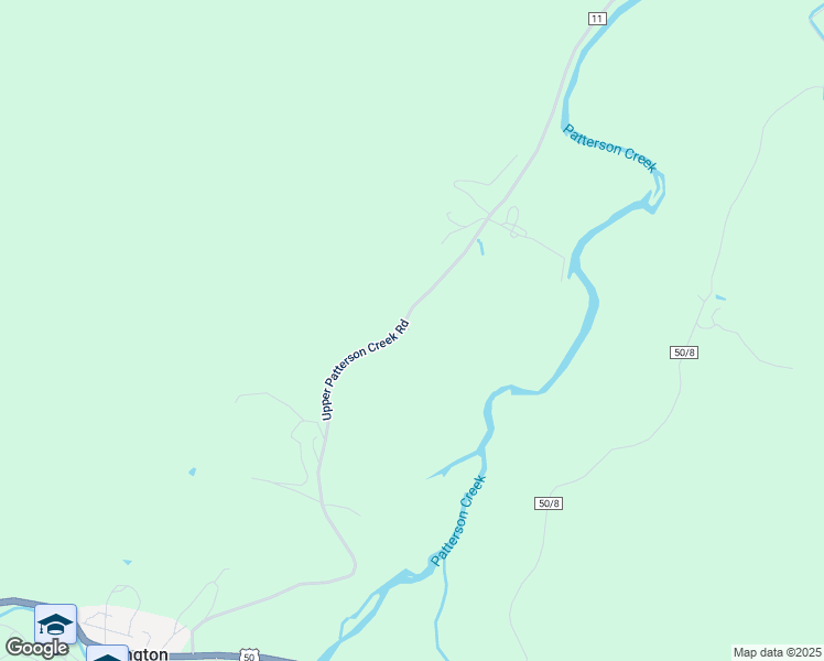 map of restaurants, bars, coffee shops, grocery stores, and more near 9219 Upper Patterson Creek Road in Burlington