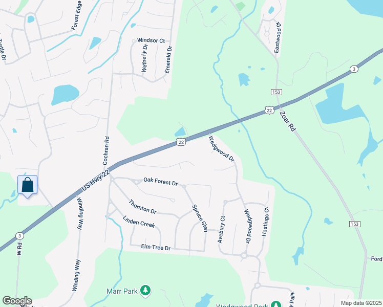 map of restaurants, bars, coffee shops, grocery stores, and more near 638 Grande Oaks Drive in Morrow