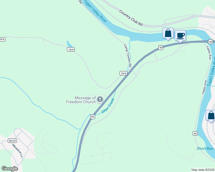 map of restaurants, bars, coffee shops, grocery stores, and more near 246 Bolyard Road in Grafton