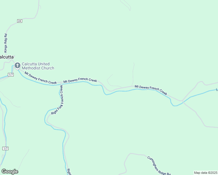 map of restaurants, bars, coffee shops, grocery stores, and more near 483 Mount Dewey French Creek in Saint Marys