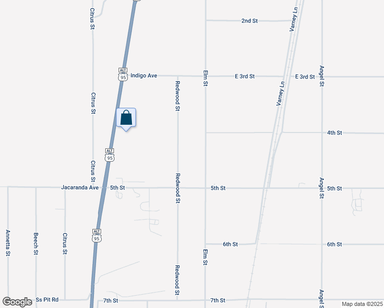 map of restaurants, bars, coffee shops, grocery stores, and more near 6900 Redwood Street in Silver Springs