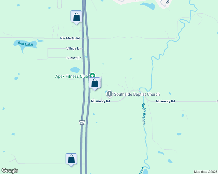 map of restaurants, bars, coffee shops, grocery stores, and more near 9 Sherry Court in Smithville