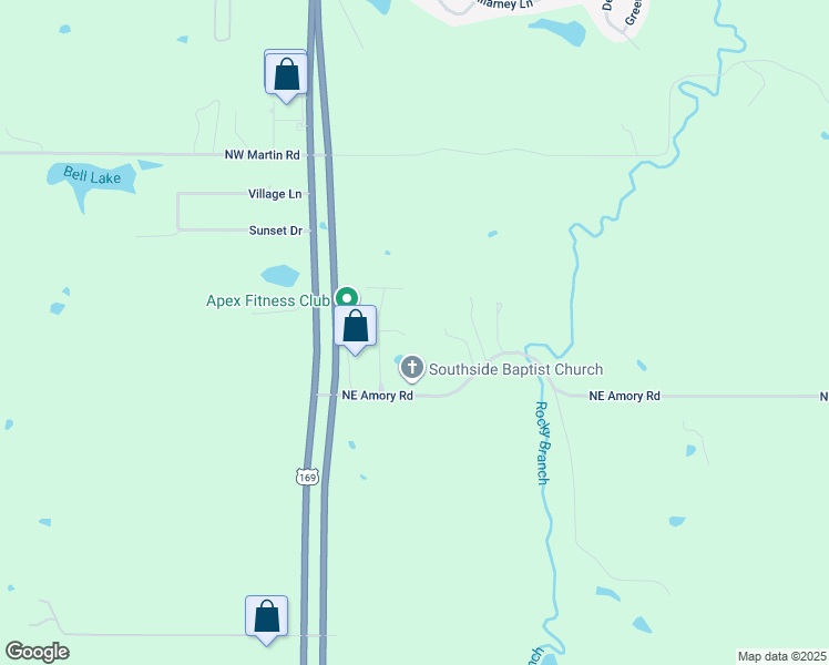 map of restaurants, bars, coffee shops, grocery stores, and more near 9 Sherry Court in Smithville