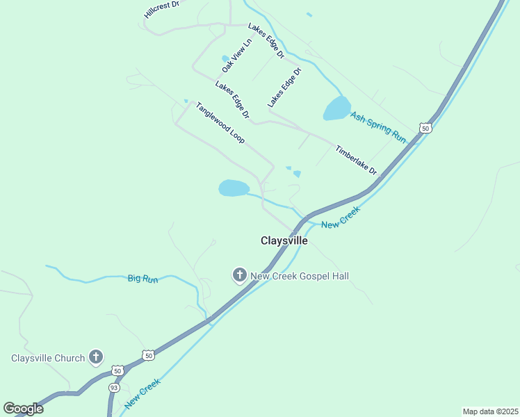 map of restaurants, bars, coffee shops, grocery stores, and more near 11882 Northwestern Turnpike in New Creek