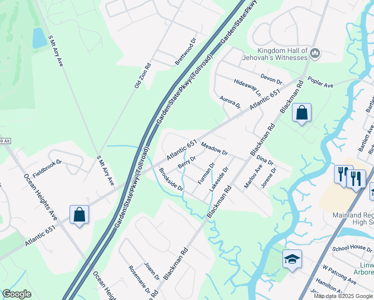 156 Steelmanville Road, Bargaintown NJ Walk Score