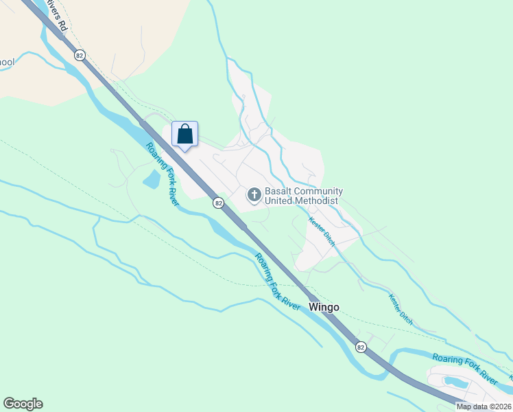 map of restaurants, bars, coffee shops, grocery stores, and more near 225 Holland Hills Drive in Basalt