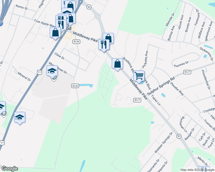 map of restaurants, bars, coffee shops, grocery stores, and more near 134 Whitman Lane in Inwood