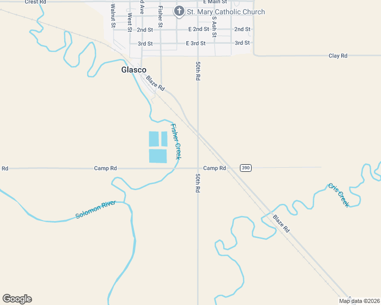 map of restaurants, bars, coffee shops, grocery stores, and more near 307 50th Road in Glasco