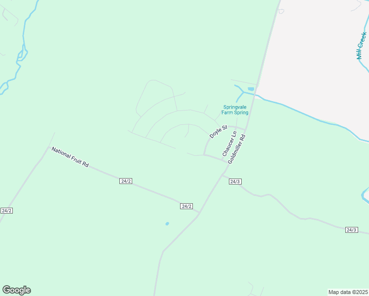 map of restaurants, bars, coffee shops, grocery stores, and more near 216 Byron Road in Gerrardstown