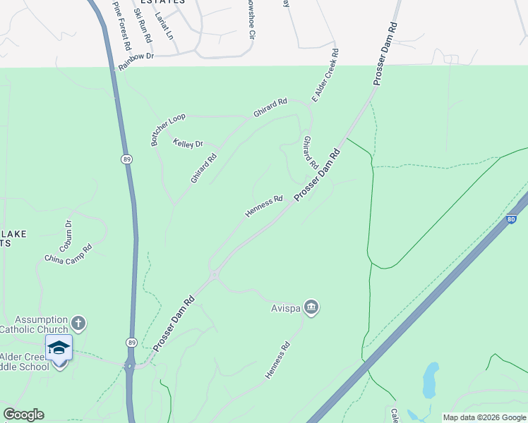 map of restaurants, bars, coffee shops, grocery stores, and more near 11081 Henness Road in Truckee