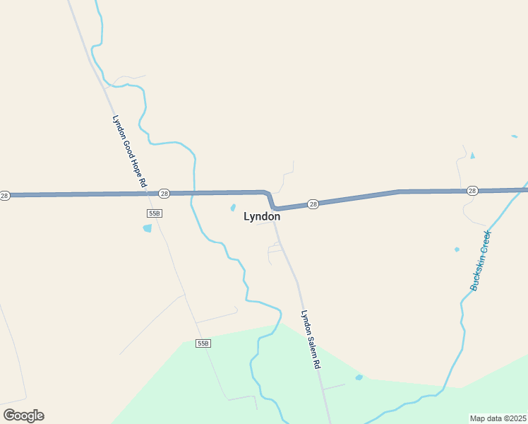 map of restaurants, bars, coffee shops, grocery stores, and more near 4121 Lyndon Salem Road in South Salem