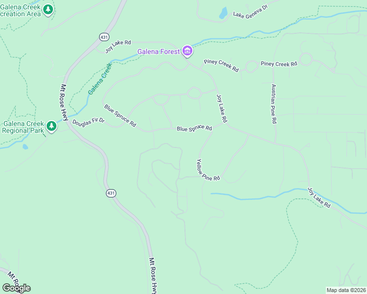 map of restaurants, bars, coffee shops, grocery stores, and more near 292 East Jeffrey Pine Road in Reno