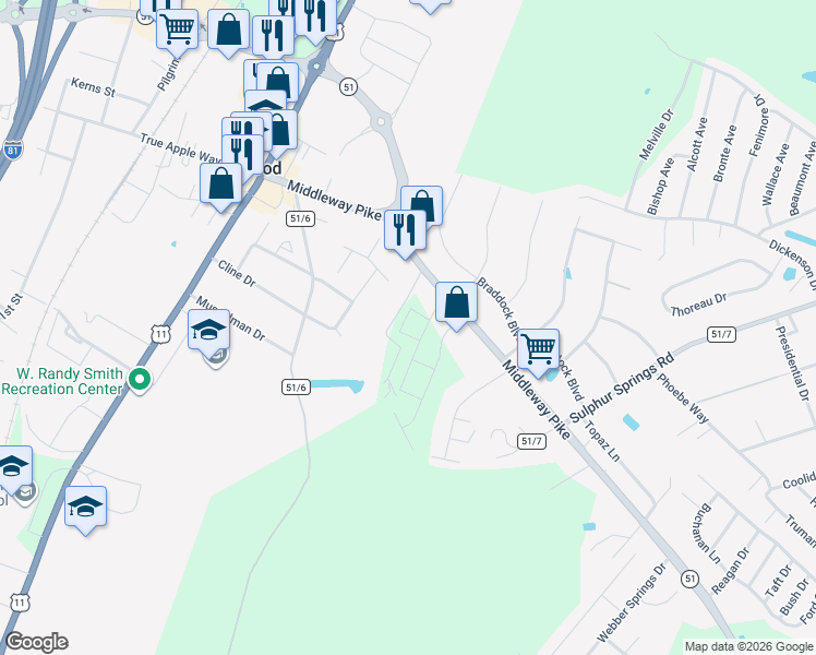 map of restaurants, bars, coffee shops, grocery stores, and more near 144 Pocono Drive in Inwood