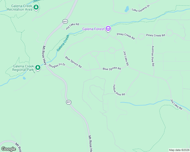 map of restaurants, bars, coffee shops, grocery stores, and more near 302 East Jeffrey Pine Road in Reno