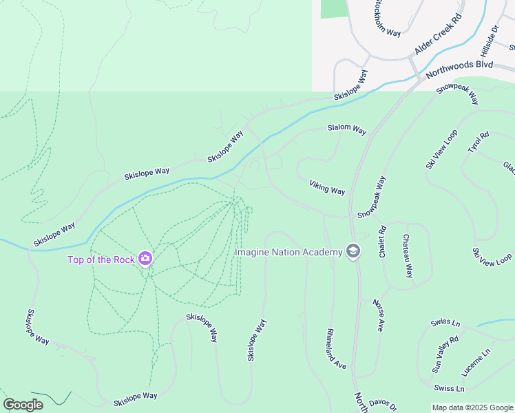 map of restaurants, bars, coffee shops, grocery stores, and more near 11727 Snowpeak Way in Truckee