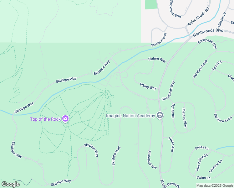 map of restaurants, bars, coffee shops, grocery stores, and more near 11727 Snowpeak Way in Truckee