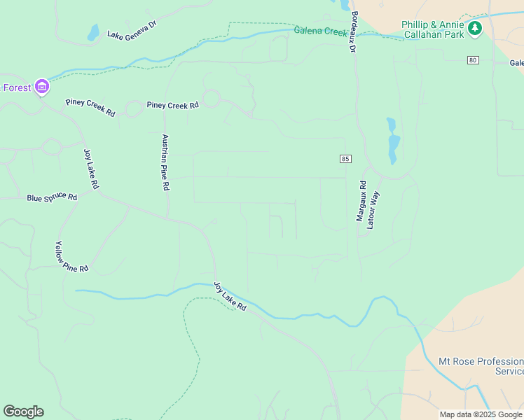 map of restaurants, bars, coffee shops, grocery stores, and more near 16825 Big Pine Drive in Reno