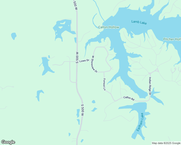 map of restaurants, bars, coffee shops, grocery stores, and more near 8160 South Shoreview Drive in Trafalgar