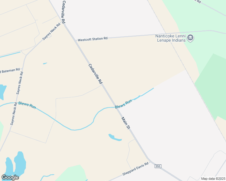 map of restaurants, bars, coffee shops, grocery stores, and more near 293 Fairton Cedarville Road in Fairfield Township