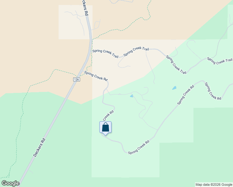 map of restaurants, bars, coffee shops, grocery stores, and more near 21555 Spring Creek Road in Pine