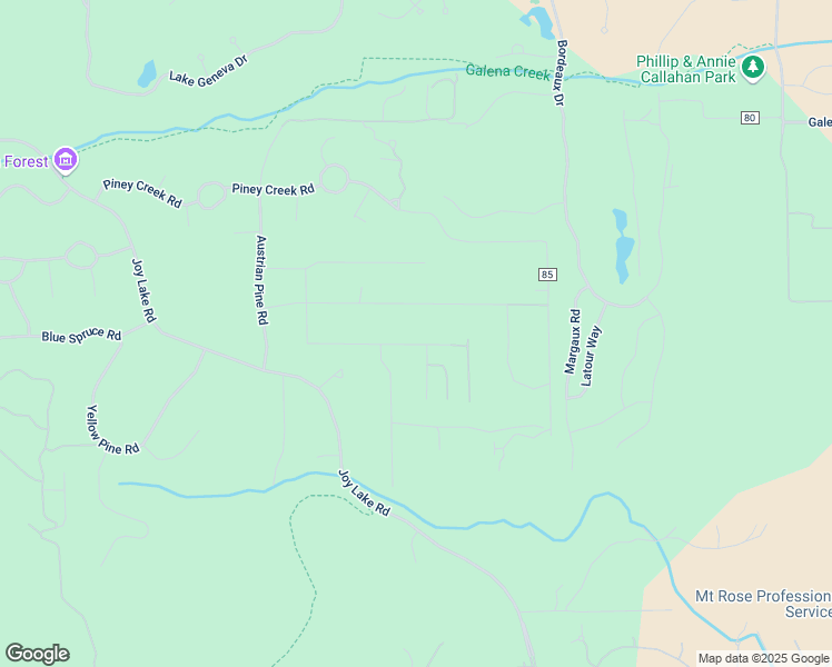 map of restaurants, bars, coffee shops, grocery stores, and more near 16825 Big Pine Drive in Reno