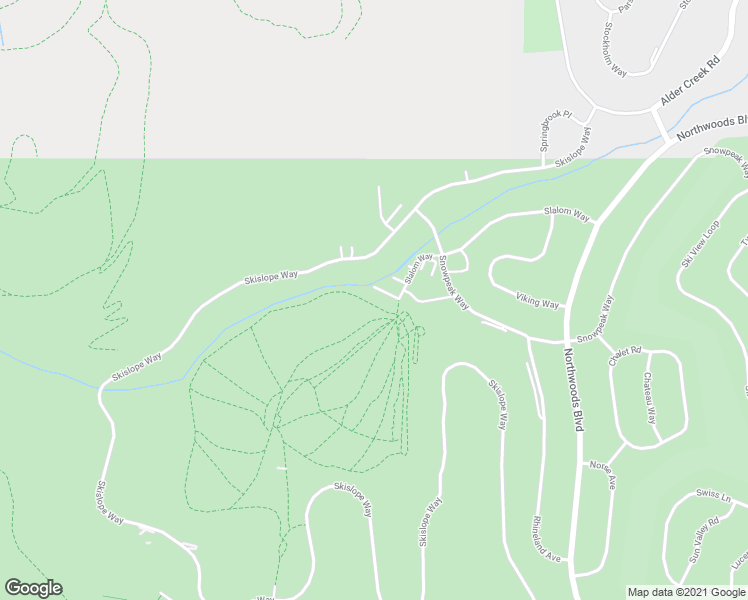 map of restaurants, bars, coffee shops, grocery stores, and more near 11565 Snowpeak Way in Truckee