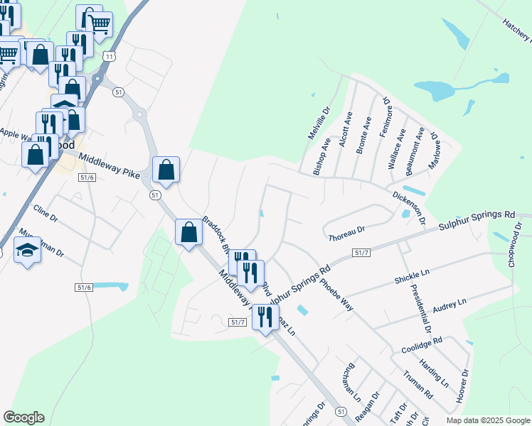 map of restaurants, bars, coffee shops, grocery stores, and more near in Inwood