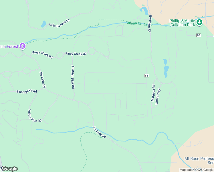 map of restaurants, bars, coffee shops, grocery stores, and more near 16815 Evergreen Hills Drive in Reno