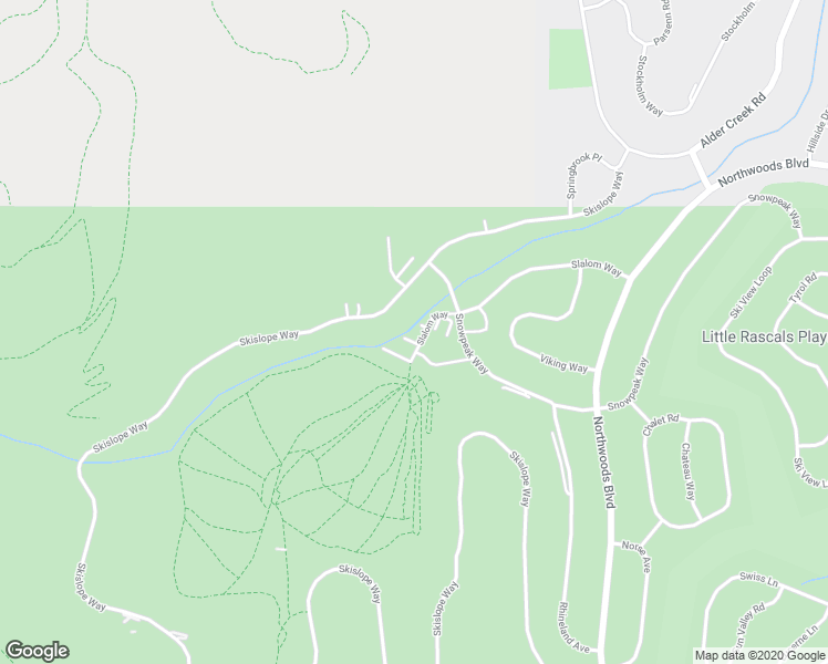 map of restaurants, bars, coffee shops, grocery stores, and more near 11515 Snowpeak Way in Truckee