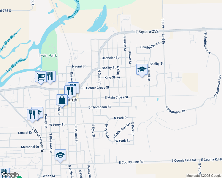 map of restaurants, bars, coffee shops, grocery stores, and more near 109 Lincoln Street in Edinburgh