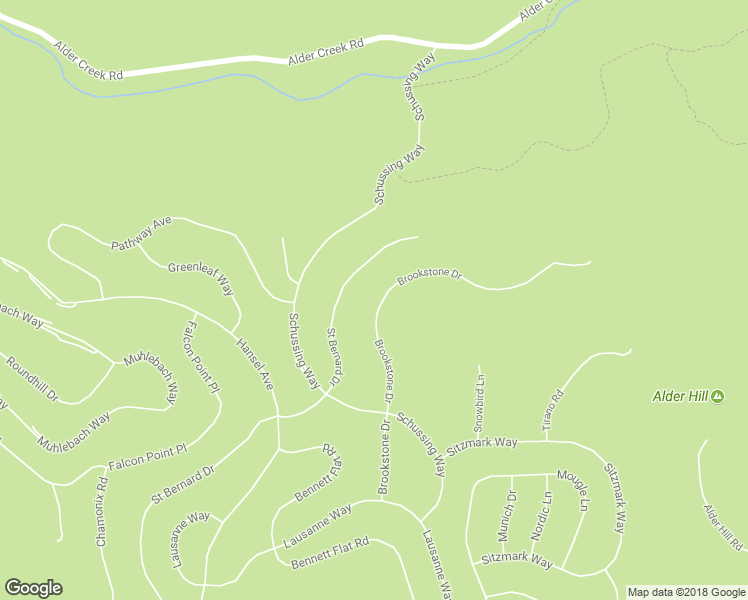 map of restaurants, bars, coffee shops, grocery stores, and more near 12162 Brookstone Drive in Truckee