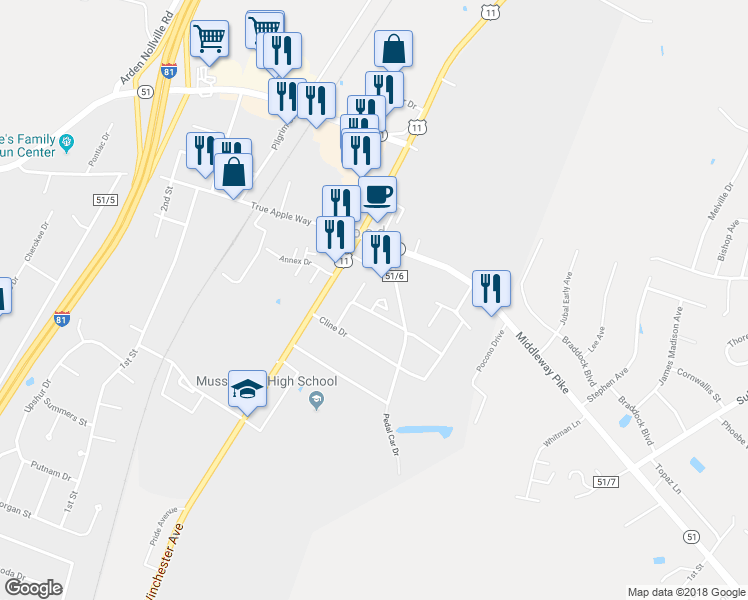 map of restaurants, bars, coffee shops, grocery stores, and more near 23 Mistala Court in Inwood