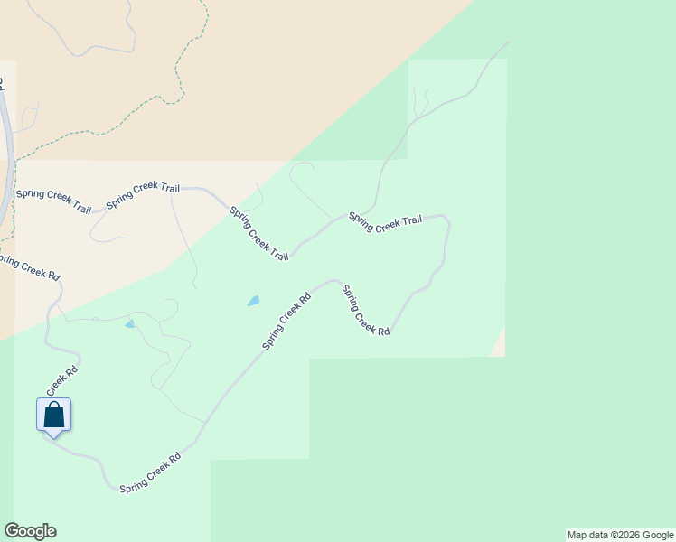 map of restaurants, bars, coffee shops, grocery stores, and more near 20065 Spring Creek Road in Pine