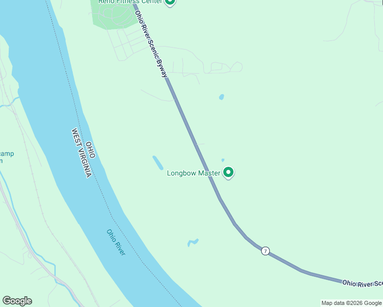 map of restaurants, bars, coffee shops, grocery stores, and more near 28620 Ohio 7 in Marietta