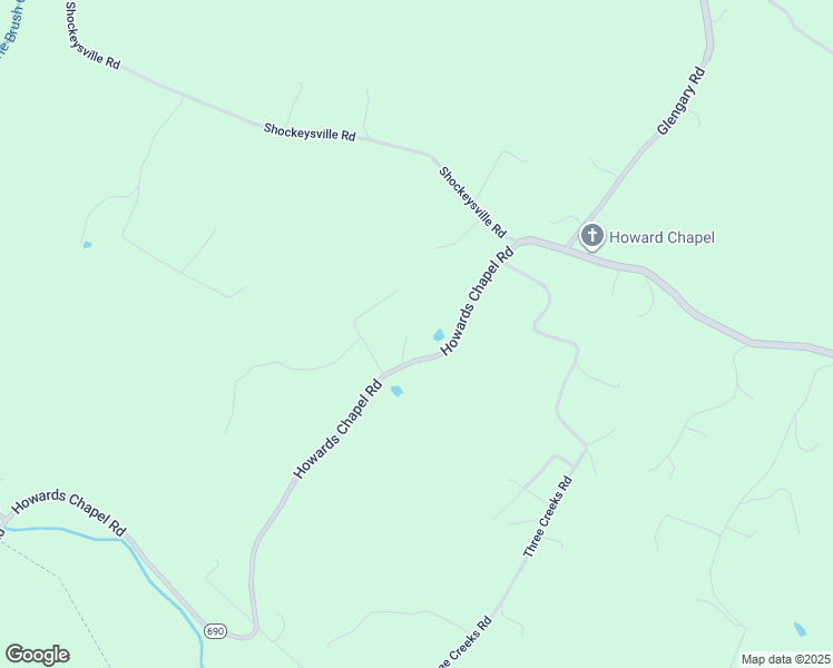 map of restaurants, bars, coffee shops, grocery stores, and more near 290 Howards Chapel Road in Winchester