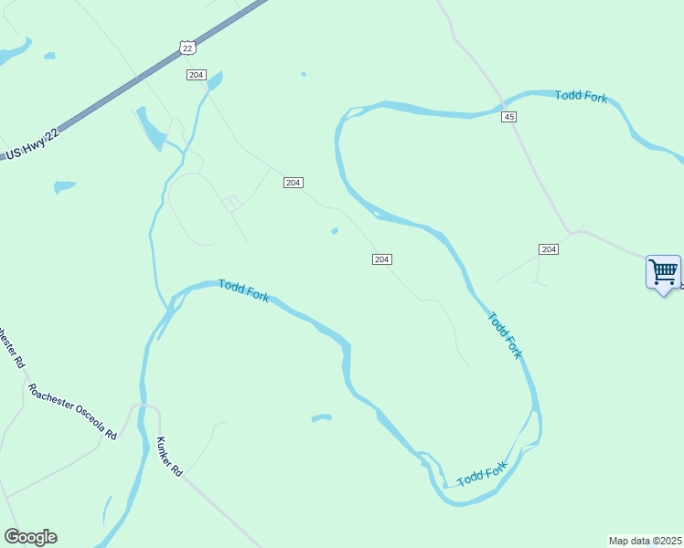 map of restaurants, bars, coffee shops, grocery stores, and more near 7725 Woodward-Claypool Road in Morrow