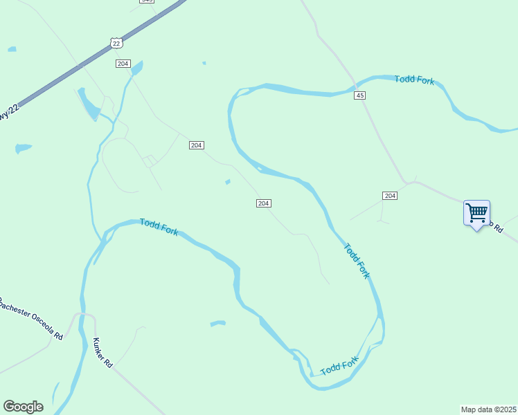 map of restaurants, bars, coffee shops, grocery stores, and more near 7725 Woodward-Claypool Road in Morrow