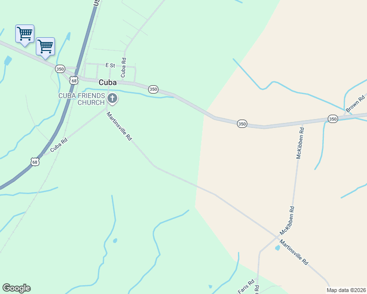 map of restaurants, bars, coffee shops, grocery stores, and more near in Cuba