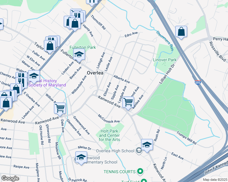 map of restaurants, bars, coffee shops, grocery stores, and more near 26 Sipple Avenue in Nottingham