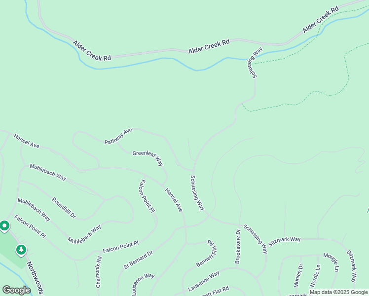 map of restaurants, bars, coffee shops, grocery stores, and more near 12320 Telemark Place in Truckee