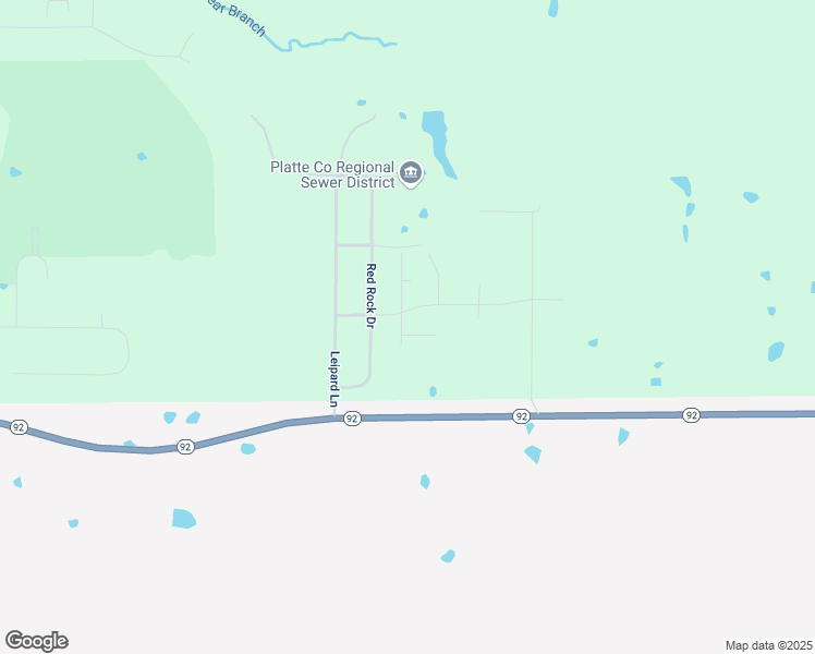map of restaurants, bars, coffee shops, grocery stores, and more near 14555 Cobblestone Drive in Platte City