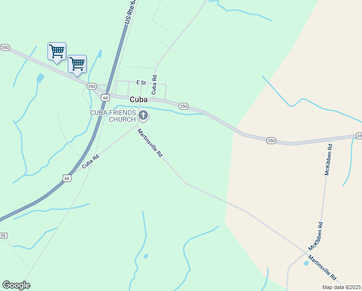 map of restaurants, bars, coffee shops, grocery stores, and more near 227 Martinsville Road in Blanchester