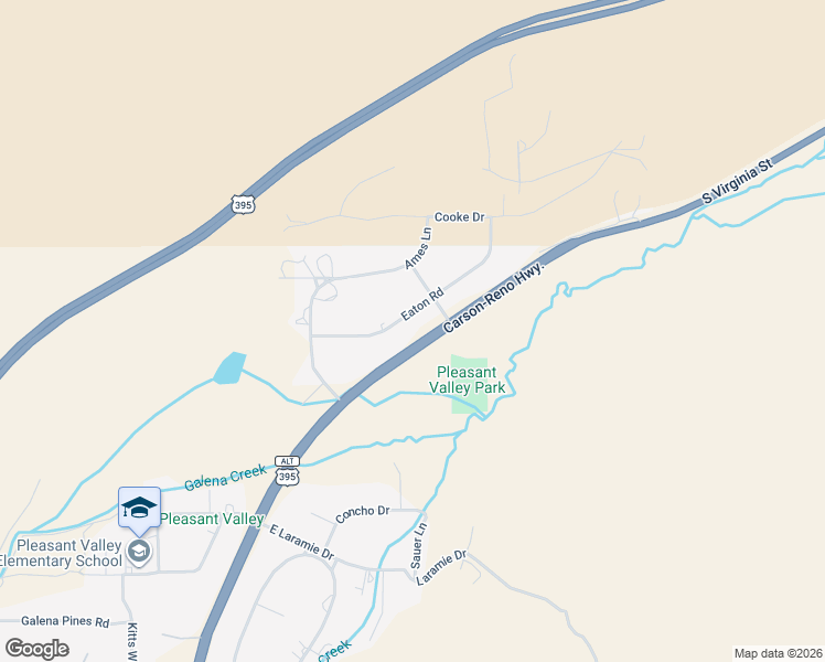 map of restaurants, bars, coffee shops, grocery stores, and more near 20890 Eaton Road in Reno