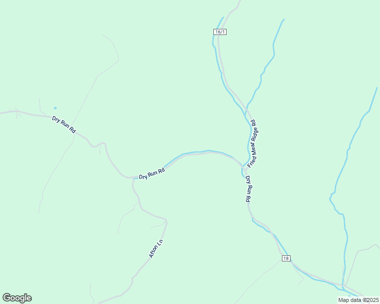 map of restaurants, bars, coffee shops, grocery stores, and more near Dry Run in Keyser