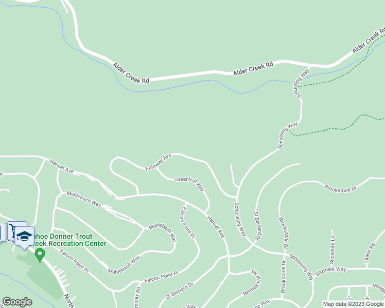 map of restaurants, bars, coffee shops, grocery stores, and more near 13736 Pathway Avenue in Truckee