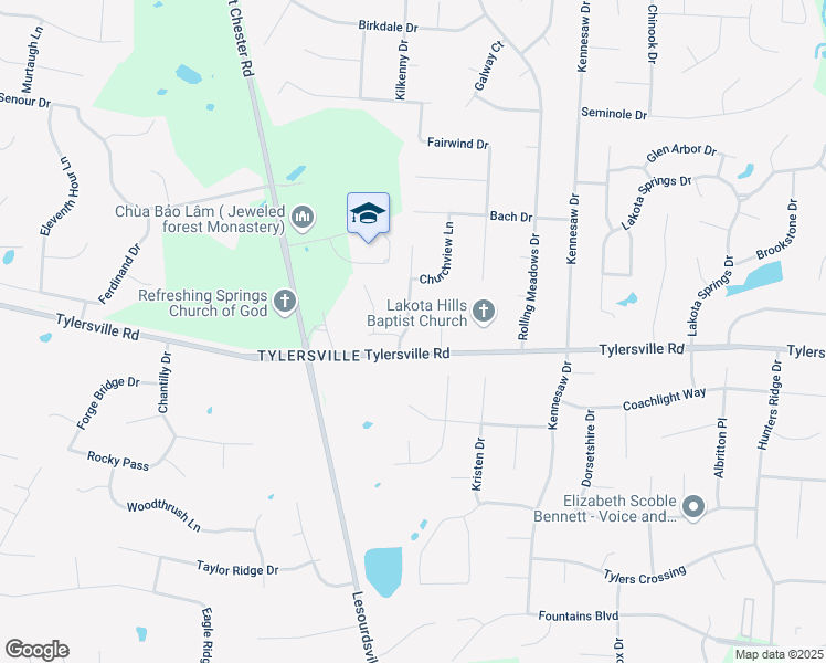 map of restaurants, bars, coffee shops, grocery stores, and more near 7760 Top Ridge Drive in Butler County