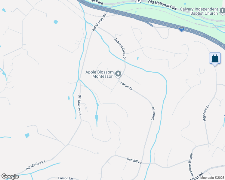 map of restaurants, bars, coffee shops, grocery stores, and more near 19703 Autumn Crest Dr in Mt Airy
