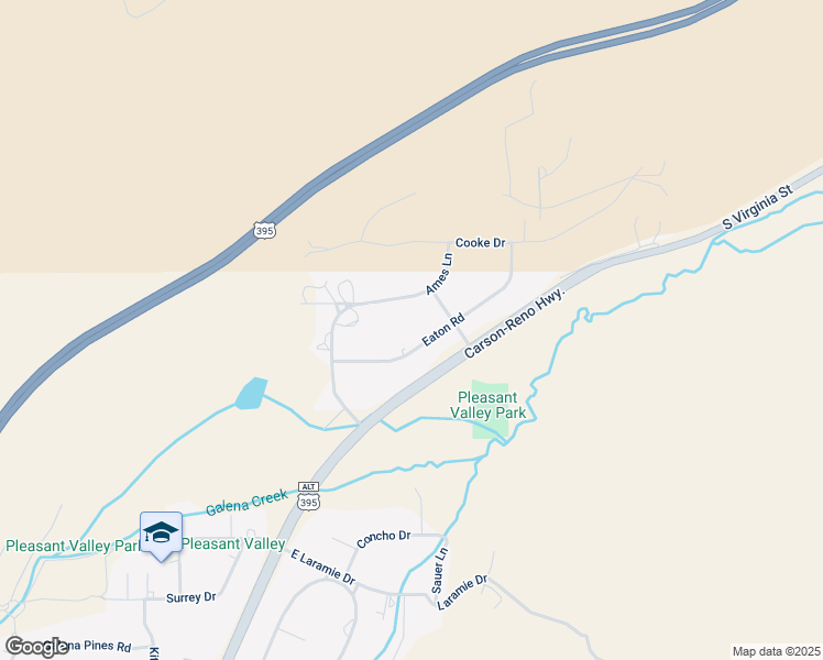 map of restaurants, bars, coffee shops, grocery stores, and more near 20865 Eaton Road in Reno