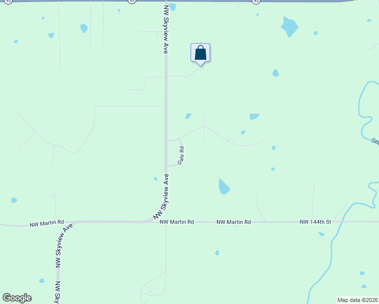 map of restaurants, bars, coffee shops, grocery stores, and more near 14635 Gale Road in Smithville